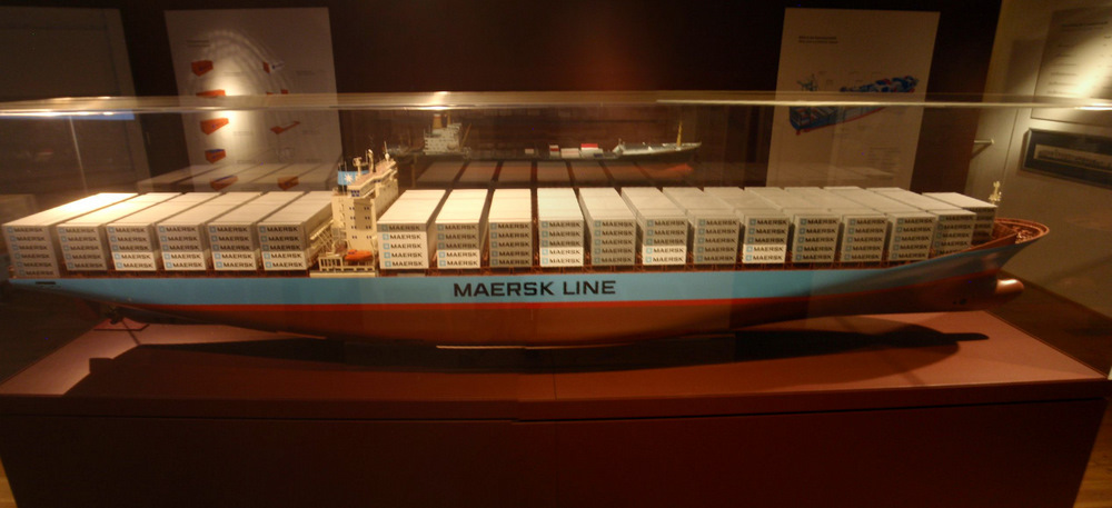 Model of the Maersk.